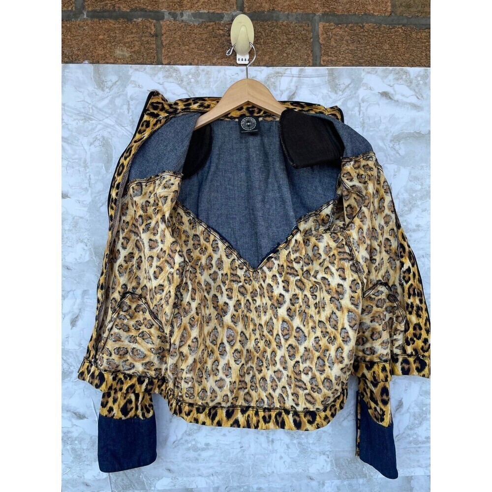 Archival Parachute Harry Parnass Nicola
Pelly Leopard Print Bomber Jacket w/ Den - Picture 13 of 14